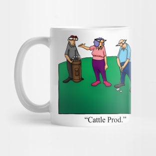 Funny Spectickles Golf Cartoon Mug